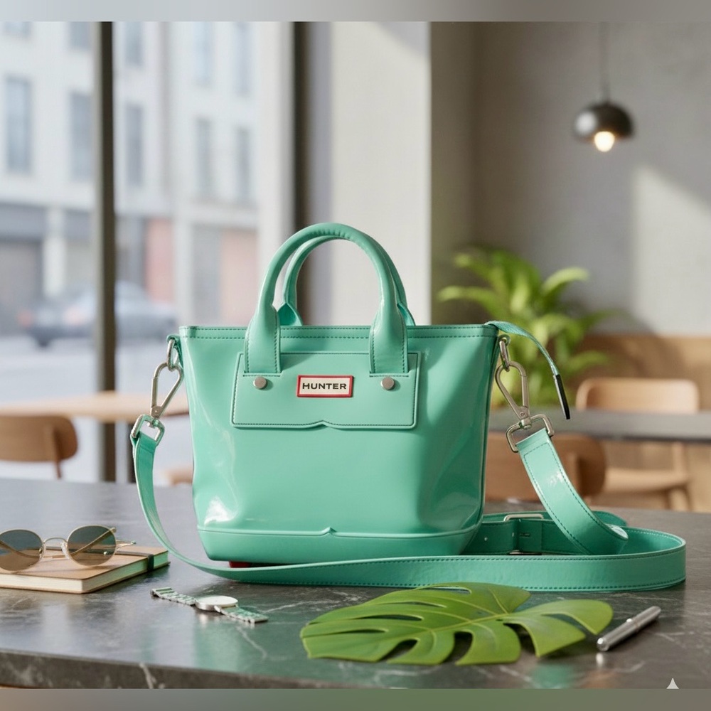Hunter Tourmaline Green Small Tote bag